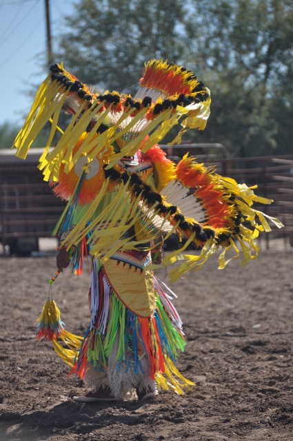 Native American dance performance